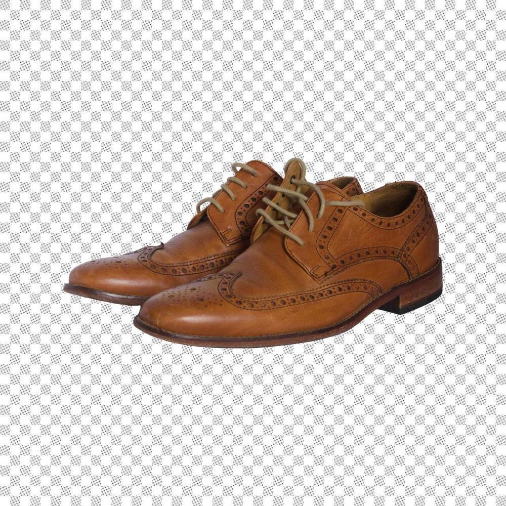 Cole Haan Men's Tan and Brown Brogu